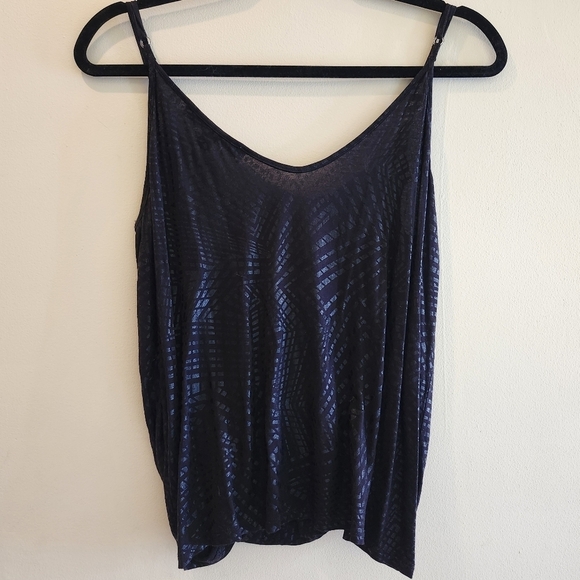 Gypsies & Moondust Black Metallic Print Camisole Top Size Small - Picture 2 of 8